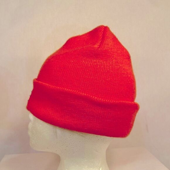 VINTAGE 2012 INSPIRED STREET STYLE ORANGE BEANIE by DOPE EUC - Picture 4 of 6
